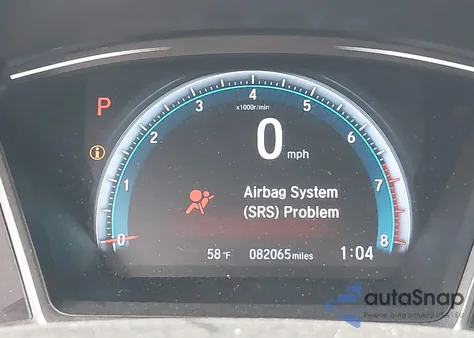 2018 Honda Civic Ex z USA, uszkodzony, nr VIN 2HGFC2F74JH554285